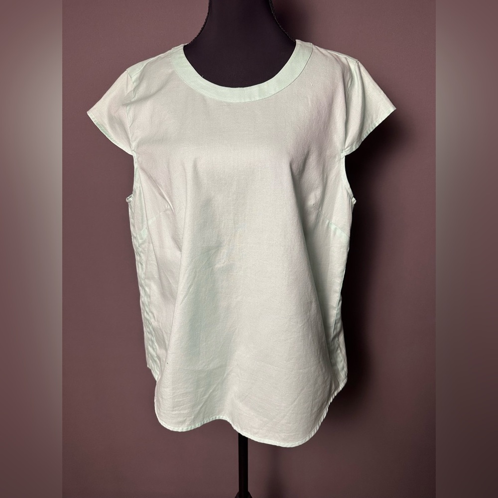 J. Crew Light Green Blouse